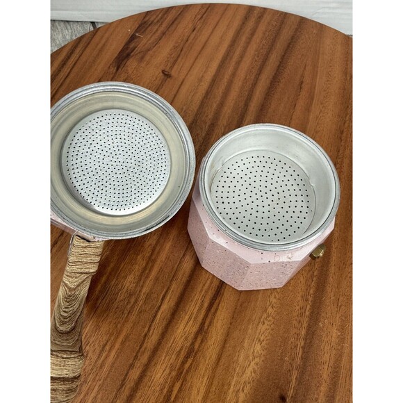 Grosche Milano Moka Stovetop Espresso Coffee Maker - 3 Cup - Hard To Find PINK! - Picture 6 of 7